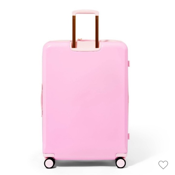 Stoney Clover Lane x Target 29” large pink spinner suitcase BNWT - Picture 3 of 10